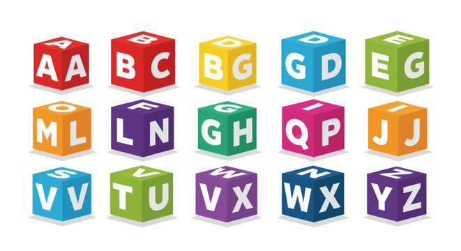 Colorful Alphabet Blocks: Learning ABCs and Early Education