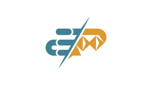 Icon of Two Hands Shaking in a Hands Gesture with a Light Blue and Gold Color Style
