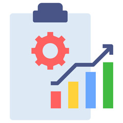 Fototapeta premium Improvement Plan Icon
