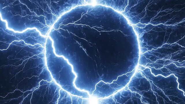 Electricity energy lightning for commercial backgrounds, digital design, and advertising