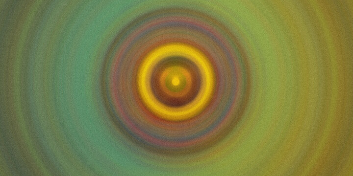 Abstract concentric circular gradient with grainy texture