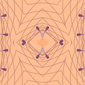 Halloween mystic twilight balanced decorative pattern in autumn haze, clay ghoul, amethyst shadow, voodoo purple