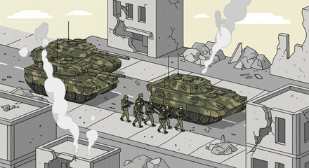 United Nations Peacekeeping Troops Formation © hermas