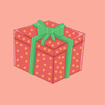 Rotes Geschenk 