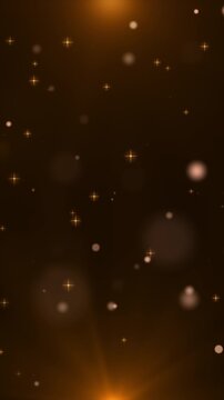Vertical video Abstract background particle flow with lighting effect 