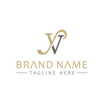 YV logo designed with Letter y and V in vector format
