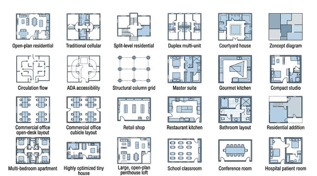 House Floor Plans Blueprints.
