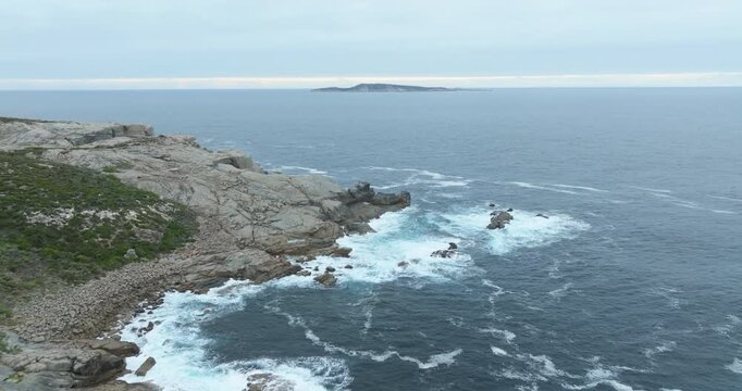 Rocky Ocean Landscapes Albany Western Australia 4K