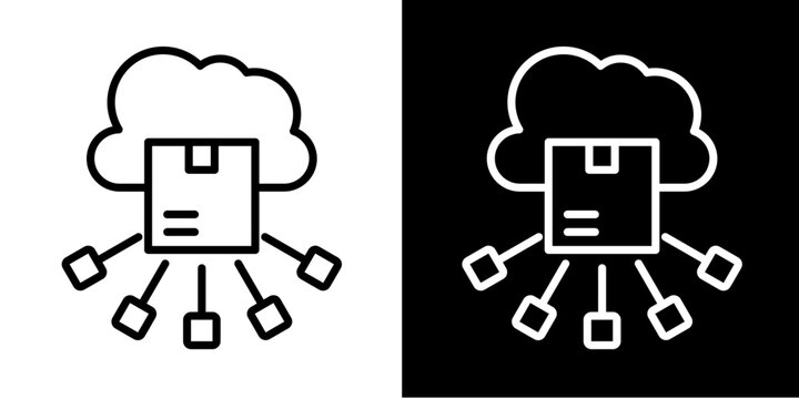 Digital Product   Icon Set White Mix Style Collection