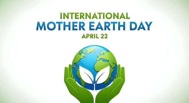 International mother earth day illustration
