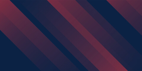 Obraz premium Modern red blue business background. Red maroon and dark blue gradient with stylish line and square decoration suit for presentation design