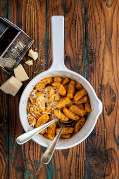 Gnocchis aux patates douces et parmesan