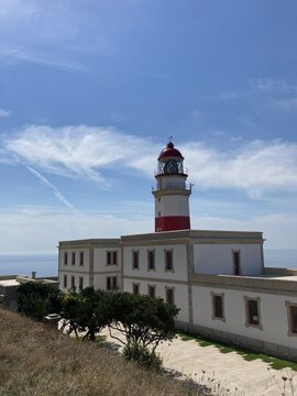 cabo silleiro galician coast spain lighthouse