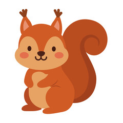 Fototapeta premium Vector graphic icon for Squirrel