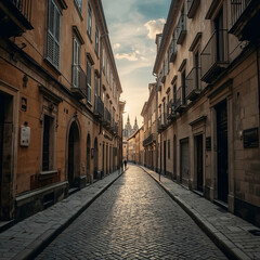 Fototapeta premium Medieval Charm of Toledo Streets