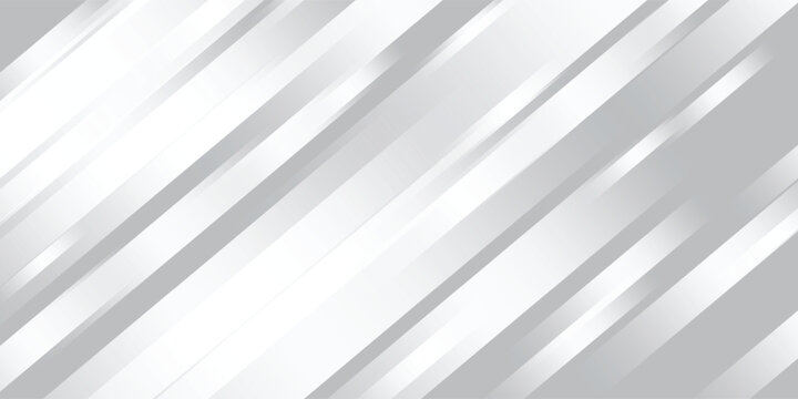 Creative diagonal grey gradient lines background. creative silver stripes wallpaper. gray tech backdrop, vector creative background