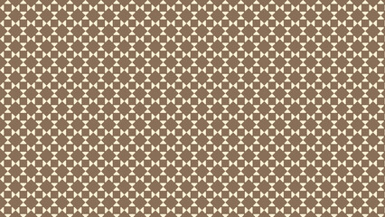 Fototapeta premium Brown and white geometric pattern with abstract background geometric background seamless abstract illustration backdrop decoration ornament contemporary creative elemental ornamental
