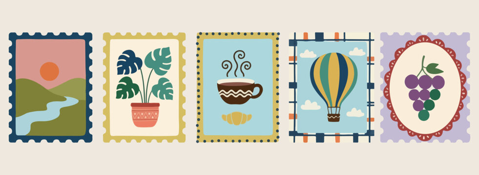 Morning coffee and books set, cozy reading lifestyle nature graphics, hand drawn hygge hobby vector, minimalist study and relaxation design, cottagecore aesthetic home library art, stylish morning rou