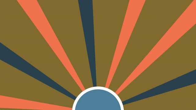 Radial sum starburst Retro groovy swirl Spiral motion 4k