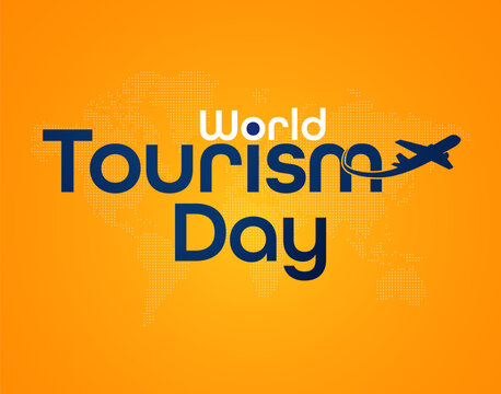 World Tourism Day. Creative design for social media banners and posters, the concept of travel.