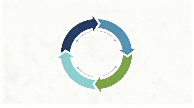 esg circularity reporting cycle diagram showing data collection audit and materiality assessment
