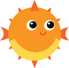 Adobe Illustrator Artwork of a puffer fish vector art. © Rakibul hasan