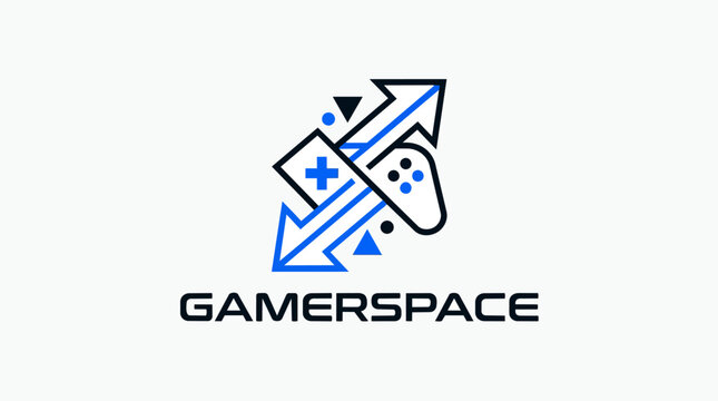 GamerSpace branding logo design concept.