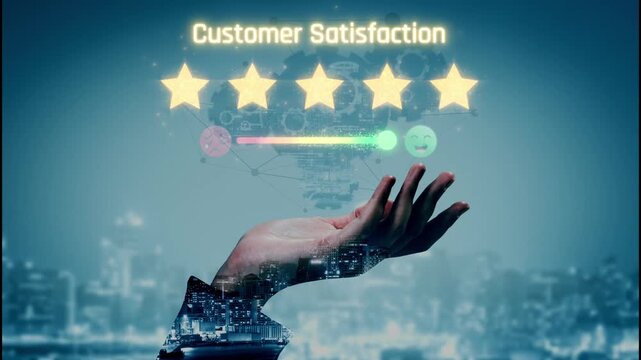 Customer satisfaction measures experience. Customer satisfaction improves service, builds loyalty, customer enhances trust, and customer satisfaction drives feedback. Marrow