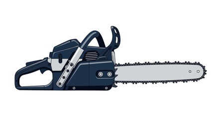 Fototapeta premium Powerful Chainsaw Tool for Woodcutting and Forestry
