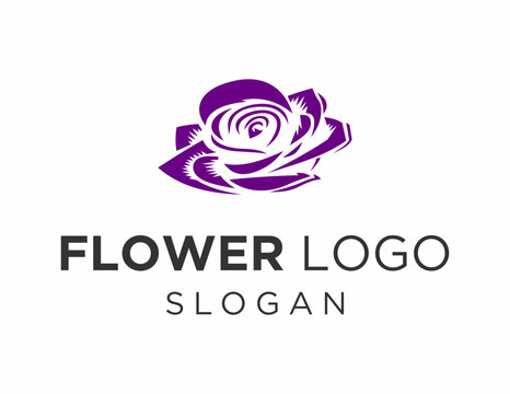 Logo about Flower on a white background. created using the CorelDraw application.