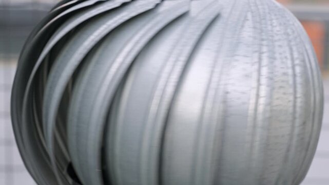 Slow rotation of the turbo deflector