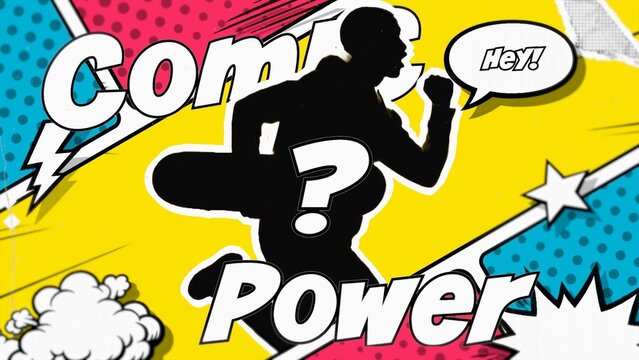 Comic Style Hero Reveal