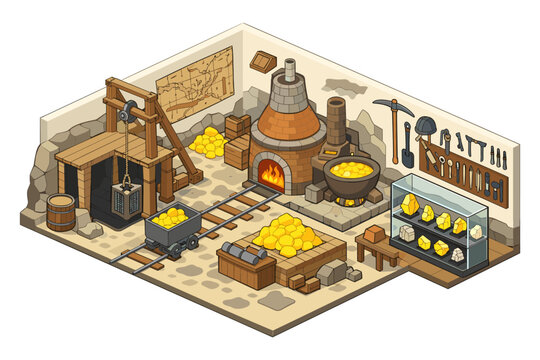 Gold Mine Processing Facility