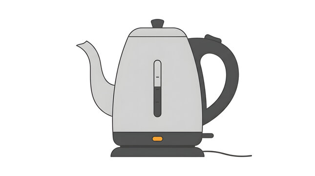 Electric Kettle Modern Design Home Appliance.