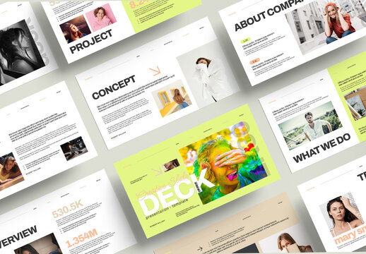 Creative Slide Deck Presentation Template