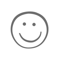 Obraz premium Smile face Doodle sketch style icon. 