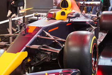 Fototapeta premium Formula one vehicle. Professional motor sport. Championship. Horizontal