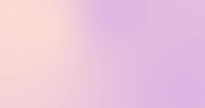Abstract pastel pink and soft lavender gradient background video. Smooth warm peach tones with subtle fade and airy glow. Minimal elegant backdrop loop for motion graphics and luxury design.
