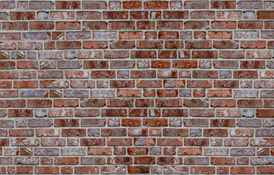 Eine Steinwand Textur mit Klinker.