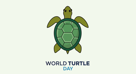 Green Turtle Shell World Day. © ikun