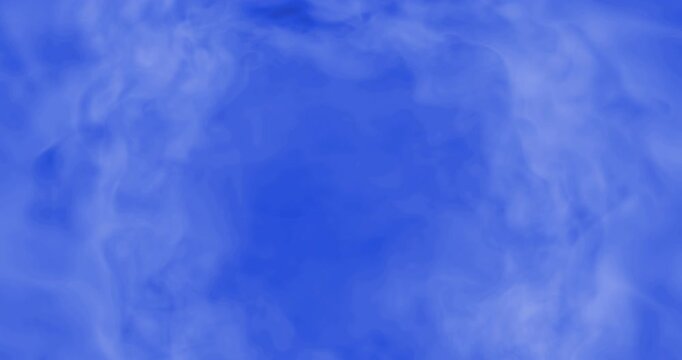 abstract blue sky and swirling clouds vortex motion loop