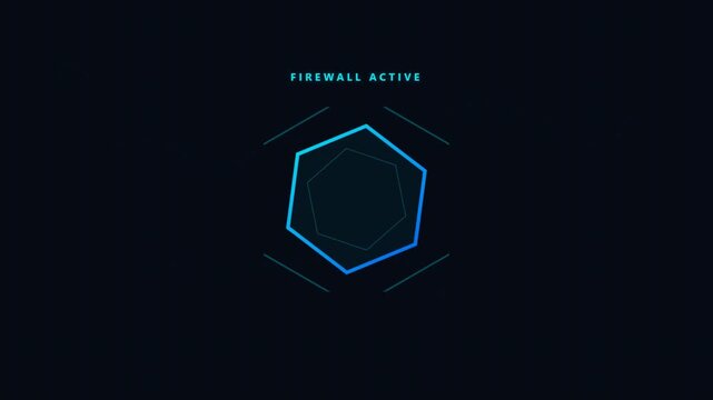 Cybersecurity system alert interface display.