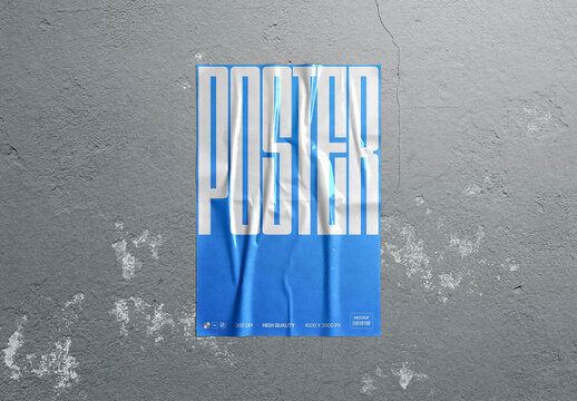 Glossy Poster Mockup