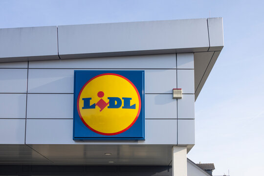 LIDL Logo on a Shop Facade