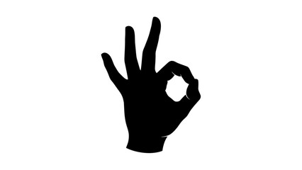 Obraz premium Hand Gesturing OK Sign, Perfect, Approval, Success, Agreement, Positive Confirmation