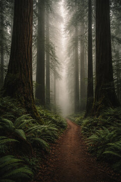 morning in the forest