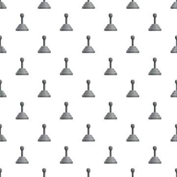 Car gear shifters creating a repeating seamless pattern on a white background