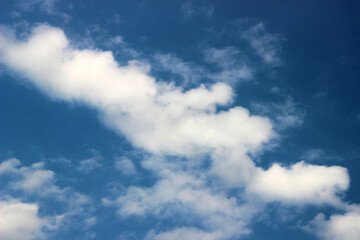 Obraz premium Blue sky with clouds