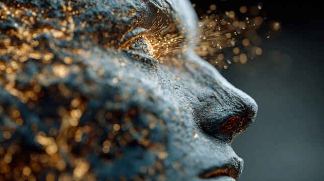 AI driven imagination amplification technology concept with creative extrapolation analytics and conceptual expansion visualization background