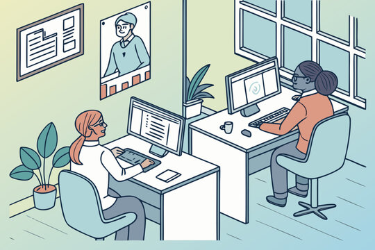 business meeting in the office